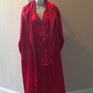 Vintage Victoria’s Secret pajamas and housecoat.